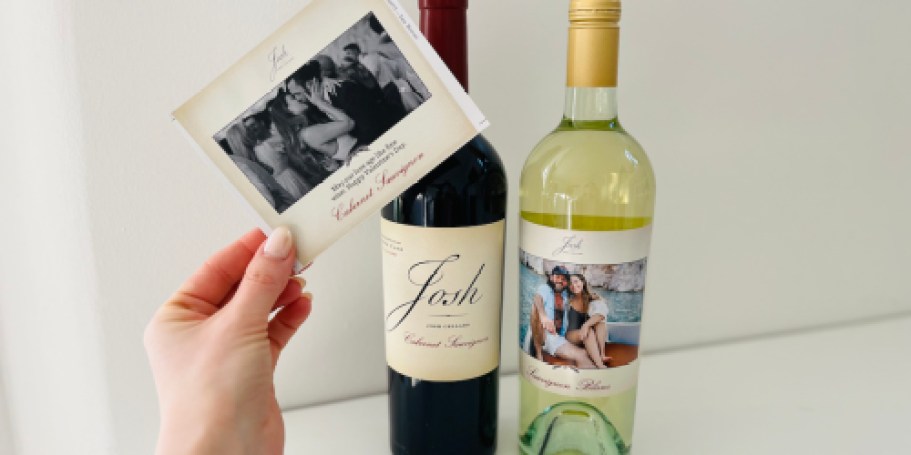 FREE Custom Wine Labels From Josh Cellars (Perfect Valentine’s Idea + Order Up To 2 Per Day w/ Photos!)