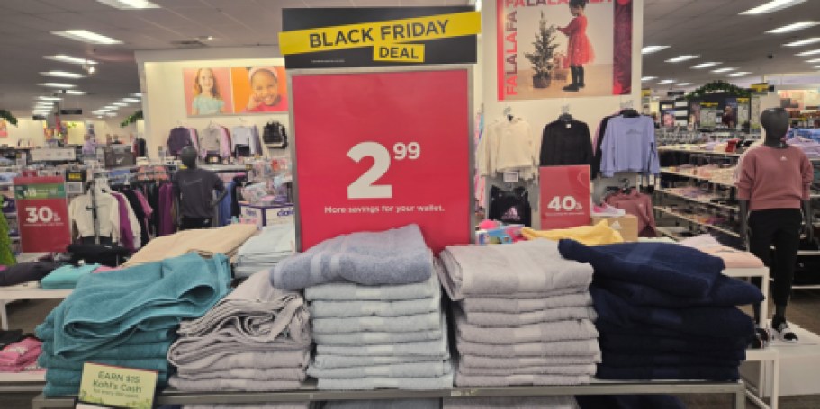 Kohl’s Black Friday Doorbusters Live Now | Save on Toys, Bedding, Outerwear, & More (LAST DAY!)