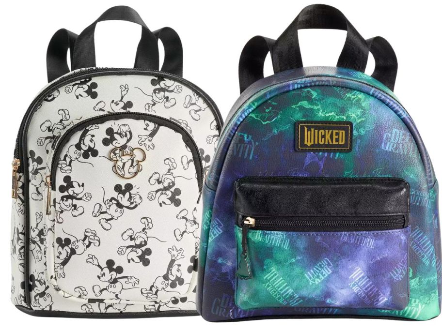 kohls mini Character Backpack stock images