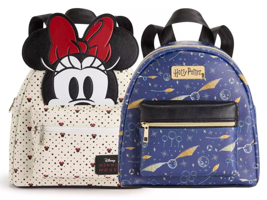 kohls mini Character Backpack stock images