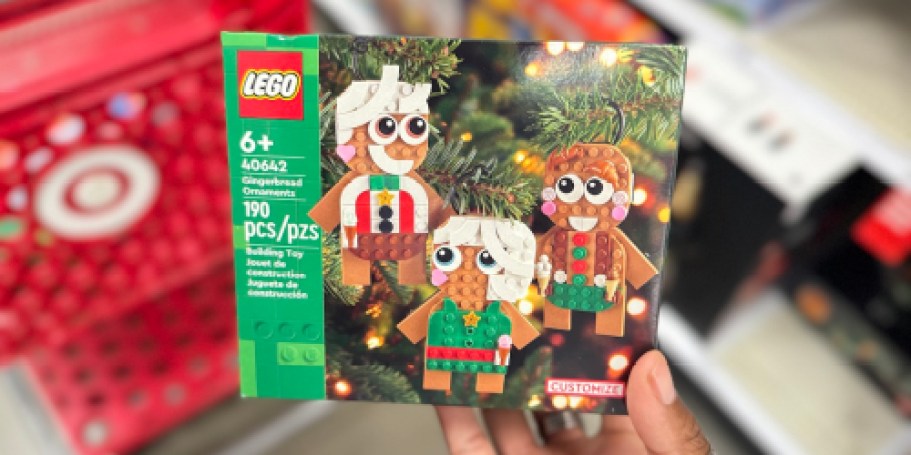 Up to 40% Off LEGO Christmas Sets on Amazon or Target | Gingerbread Ornaments or Nutcracker Set Only $7.79!