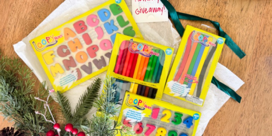 We’re Giving Away a WHOPPING 100 Loopy Hues Crayons Bundles Valued at $50 EACH!