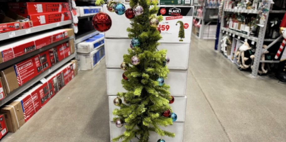 HOT Lowe’s Holiday Clearance = $25 Grinch Tree (5K Sold Last Week!)