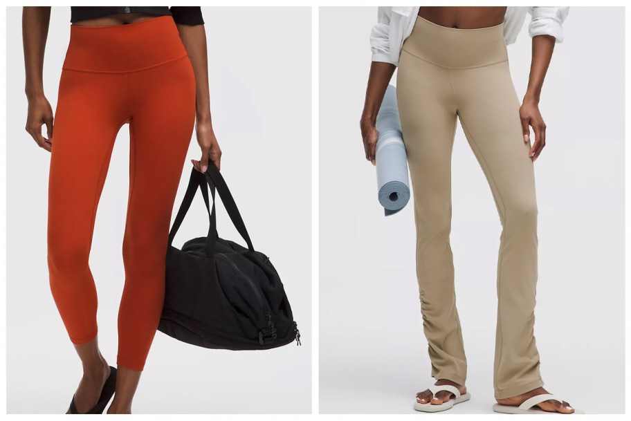 lululemon Align High-Rise Pants 25in and Align Ruched-Leg Pant