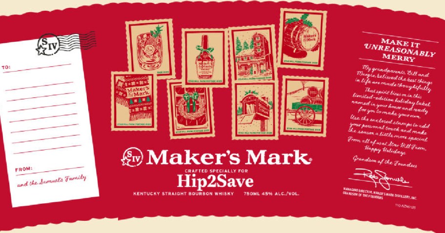 maker's mark label
