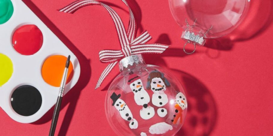 FREE Michaels Kids Christmas Classes | Make a Snowman Ornament on 11/9