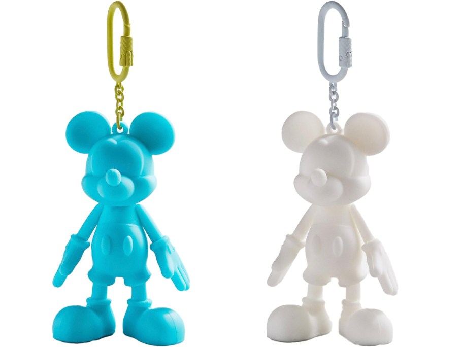 blue and white mickey mouse charm 