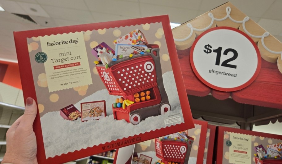 Target Gingerbread House Kits Are Back | Mini Target Cart Kit Just $12