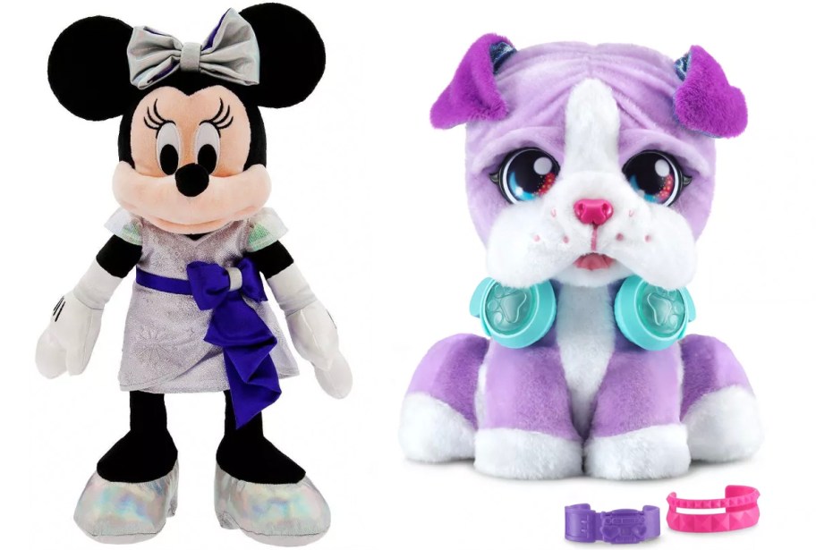 minnie mouse and vtech beat boxer toys 