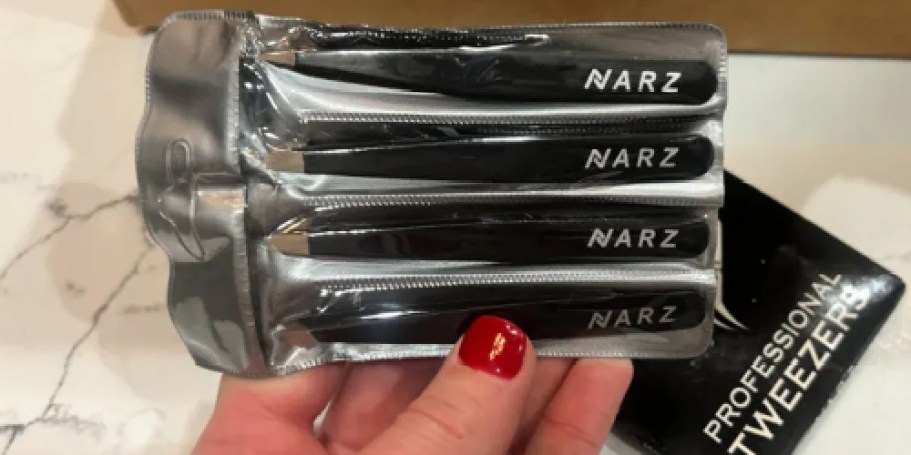 Highly-Rated Professional Tweezers 4-Piece Set Only $3.49 on Amazon