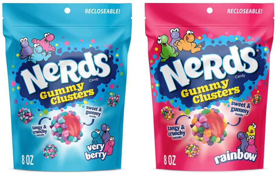 nerds very berry and rainbow 