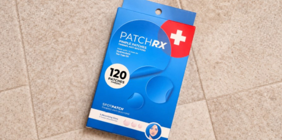 PatchRx Pimple Patches 120-Count Only $4 Shipped on Amazon | Over 18K 5-Star Reviews!