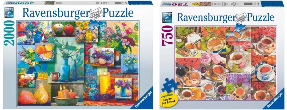 two jig saw puzzles