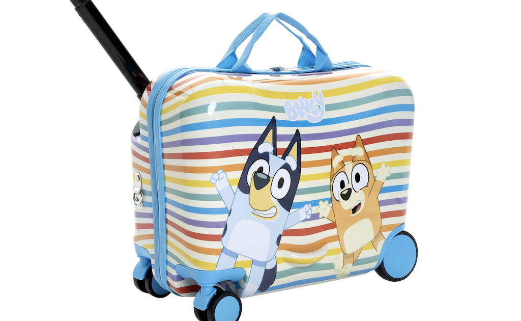 Kids Ride-On Suitcases Only $44 Shipped on Walmart.com (Bluey, Disney & More)