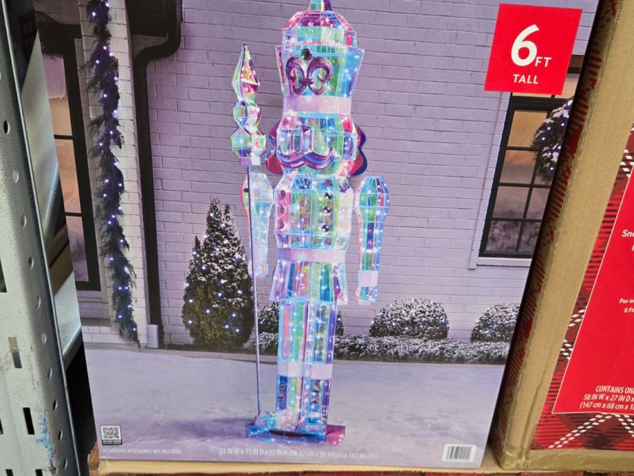 Pre-Lit Prismatic Nutcracker box in store