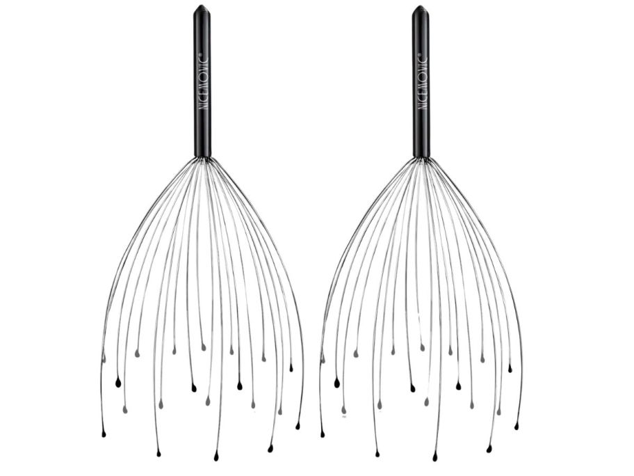 2 scalp massagers