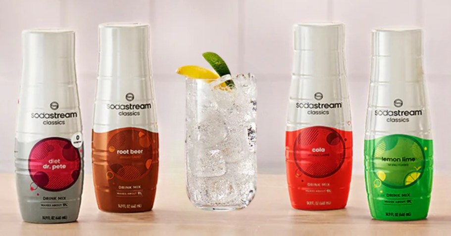 SodaStream Drops & Flavors JUST $1.80 (Reg. $6)