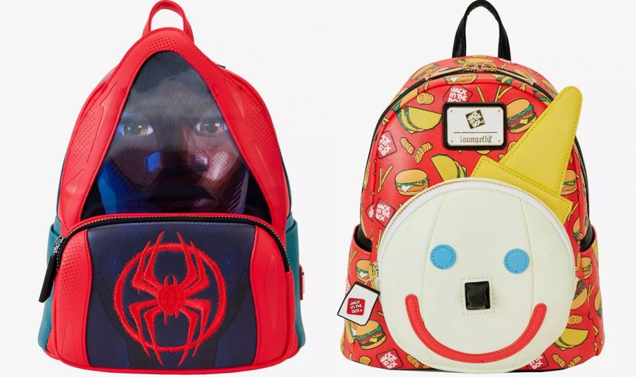 spiderman and jack in the box loungefly bag 