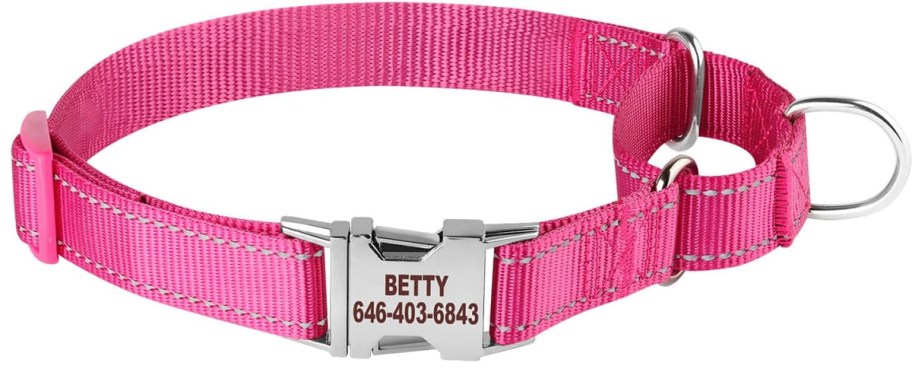 pink dog collar 