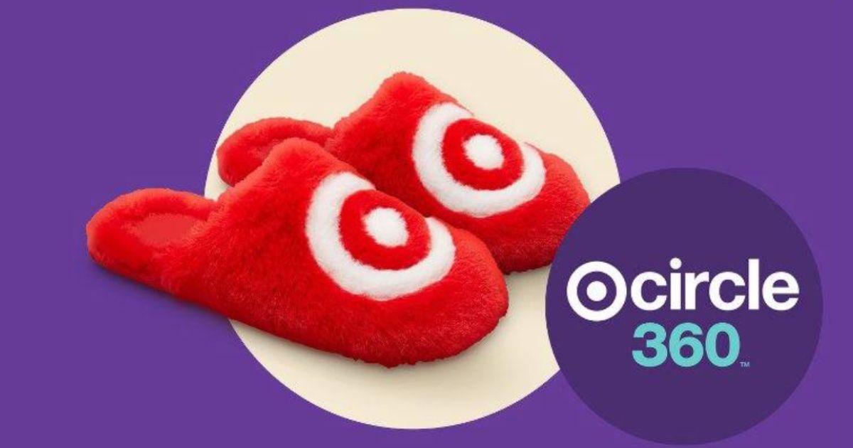 Free Target Bullseye Slippers for Circle 360 Members November 17th (+ 50% Off Membership)