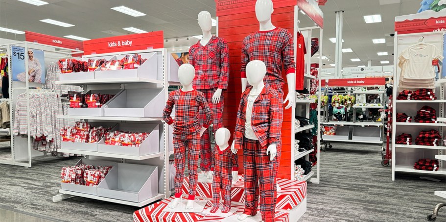 Target Matching Christmas Pajamas from $7