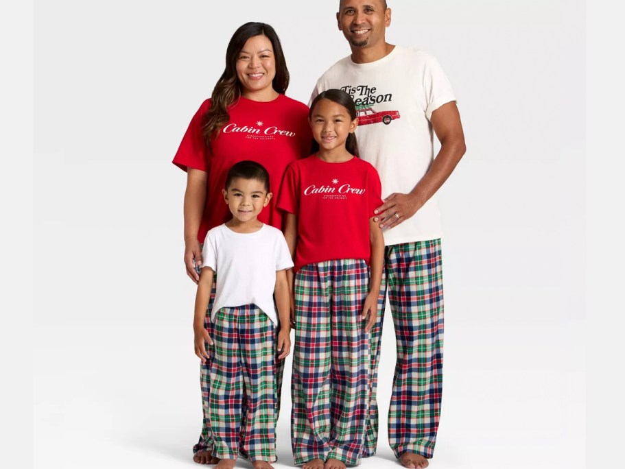 Up to 50% Off Matching Family Christmas Pajamas on Target.com | Styles from $5