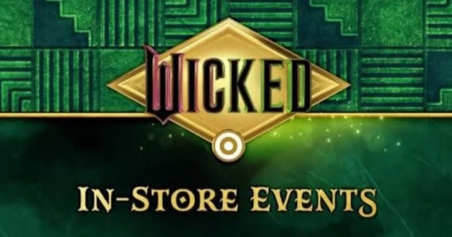 target's wicked in-store event graphic