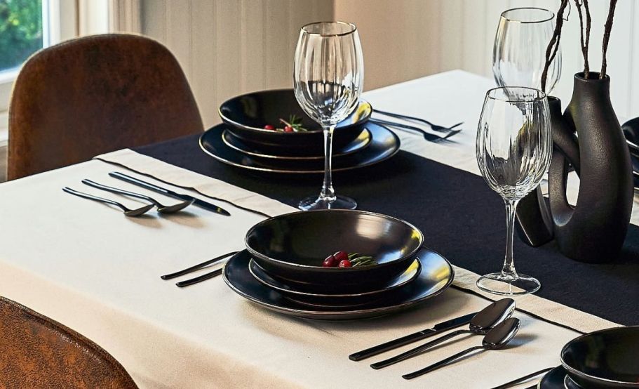 Thyme and Table Stoneware 12-Piece Dinnerware Sets Just $24.98 at Walmart (Reg. $50)