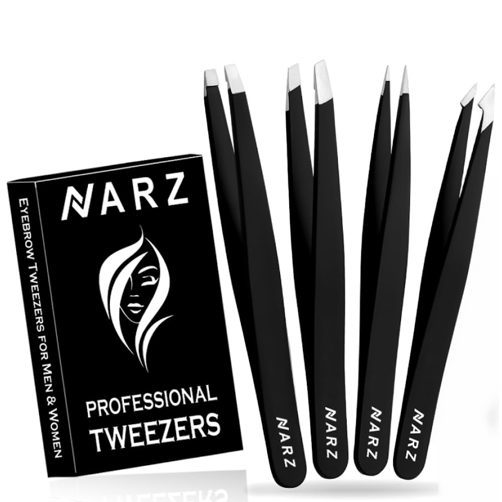 Tweezers 4 piece set 