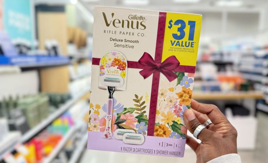 venus rifle paper razor refills and handle