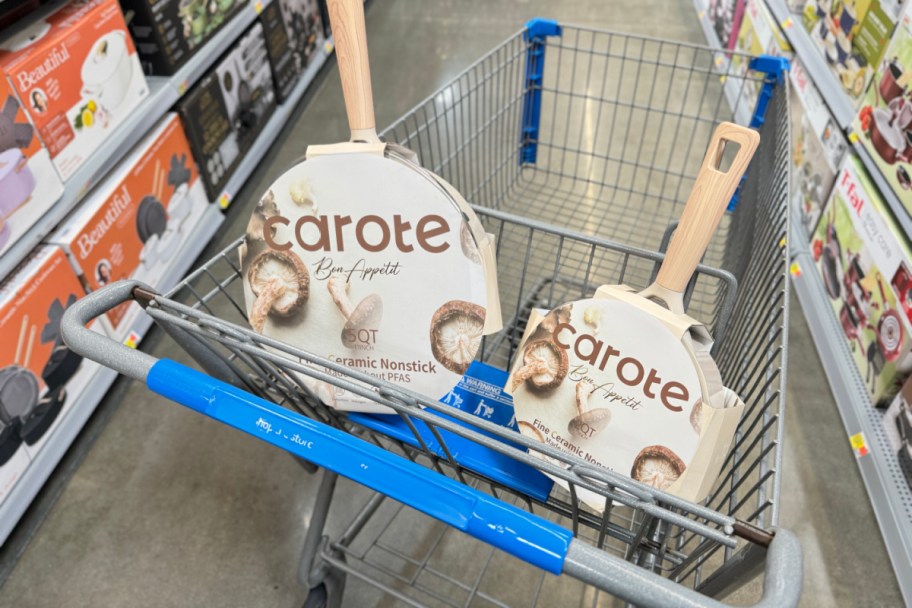 carote pans in cart