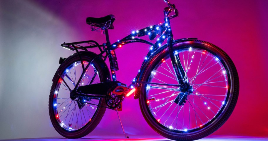 bicycle with lights