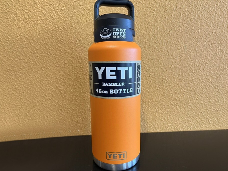 orange yeti rambler