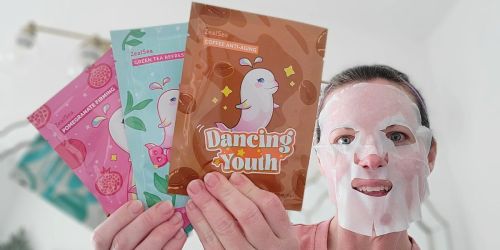 Sheet Masks 7-Pack Only $5 Shipped on Amazon (Over 2,200 5-Star Ratings!)