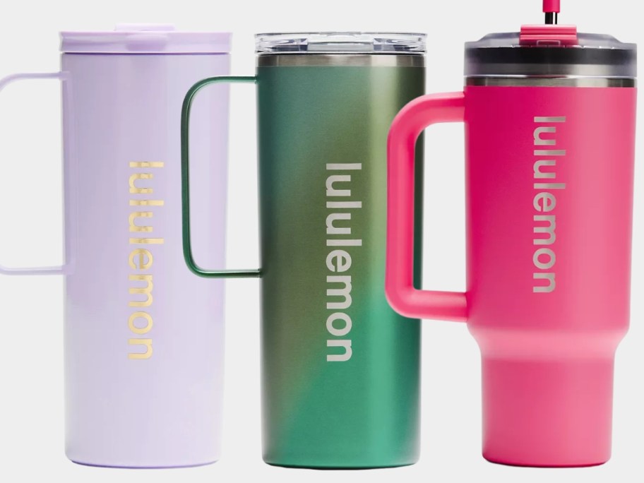 3 lululemon tumblers