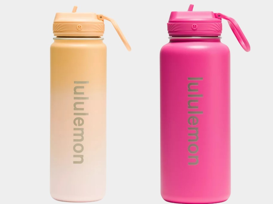 2 lululemon water bottles