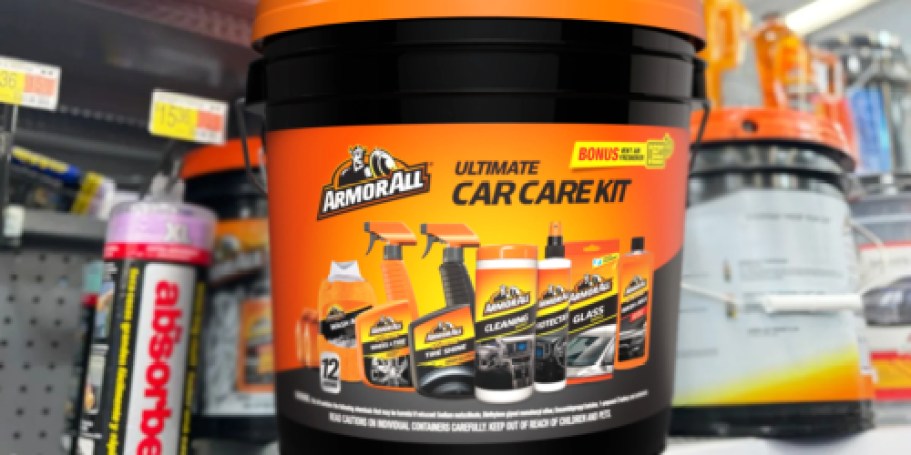 Armor All 12-Piece Car Care Gift Pack w/ Reusable Bucket Just $24.98 on Walmart.com (Reg. $44)