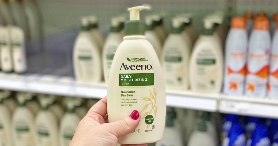 Aveeno Lotion 18oz Bottle Only $4 Shipped on Amazon (Regularly $14)