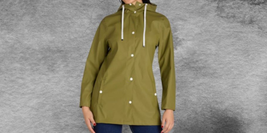 Women’s Rain Coat Only $9.99 on Walmart.com (Reg. $65) | Available in Plus Sizes!