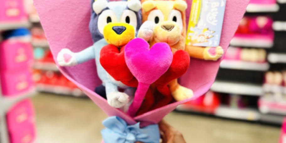 Plush Valentine’s Bouquets Now on Walmart.com | Bluey, Stitch, Mickey, & More