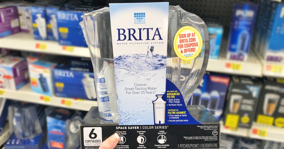Brita 6-Cup Pitcher w/ Plus Filter Only $17.49 Shipped for Prime Members (Reg. $28)