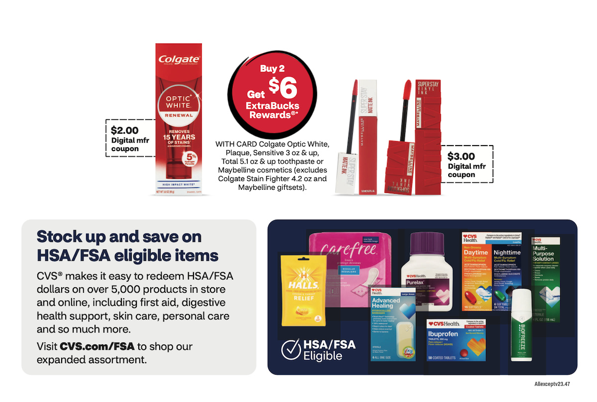 page from CVS ad