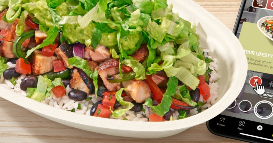 Chipotle Lifestyle Bowl on table