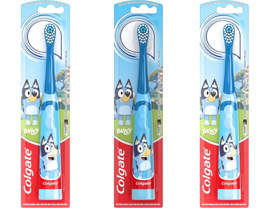 Colgate Kids Battery Powered Bluey Toothbrush stock image