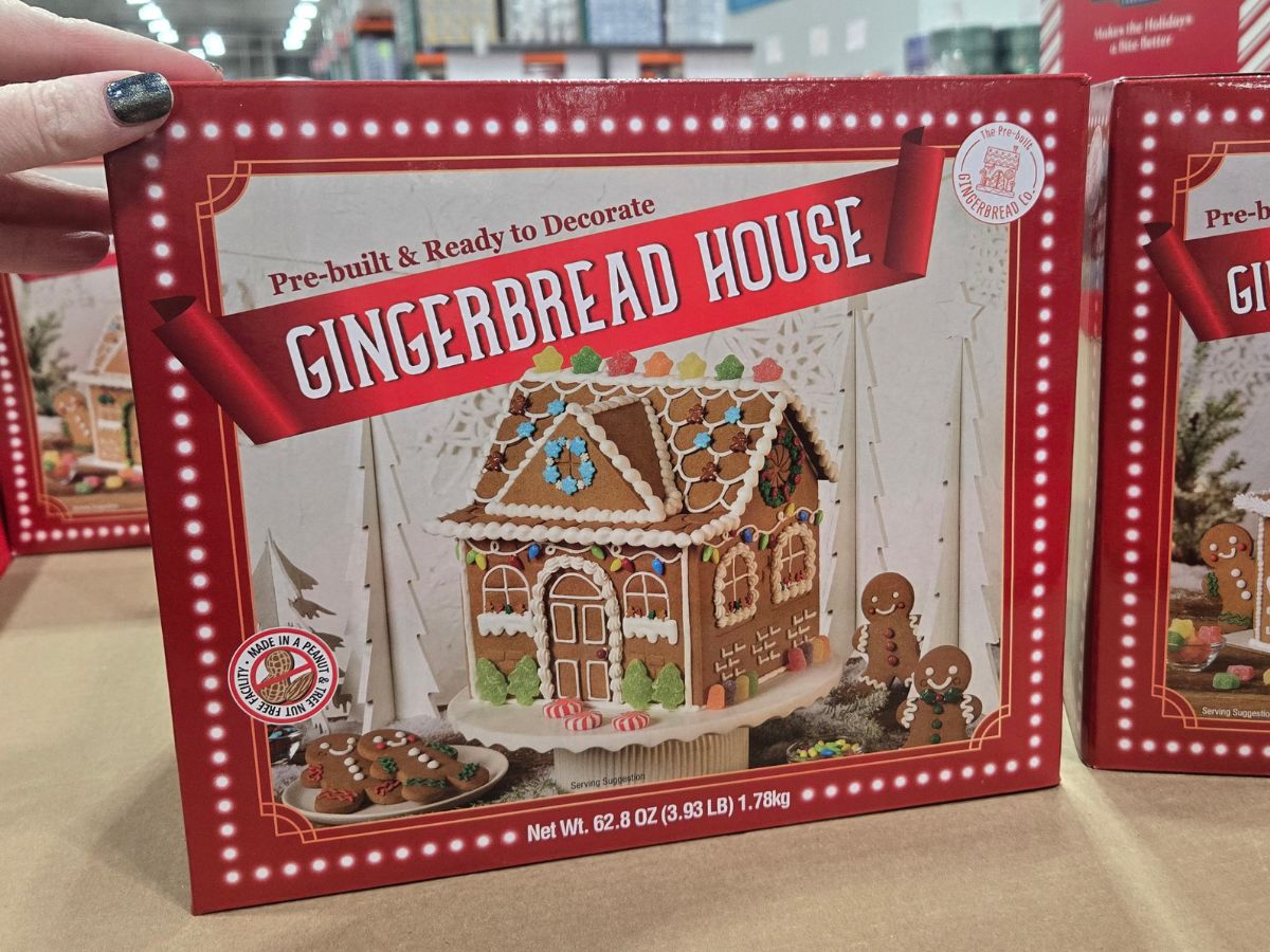 These Gingerbread Houses Are Already Built & Ready to Decorate (Just $13.99 at Costco!)