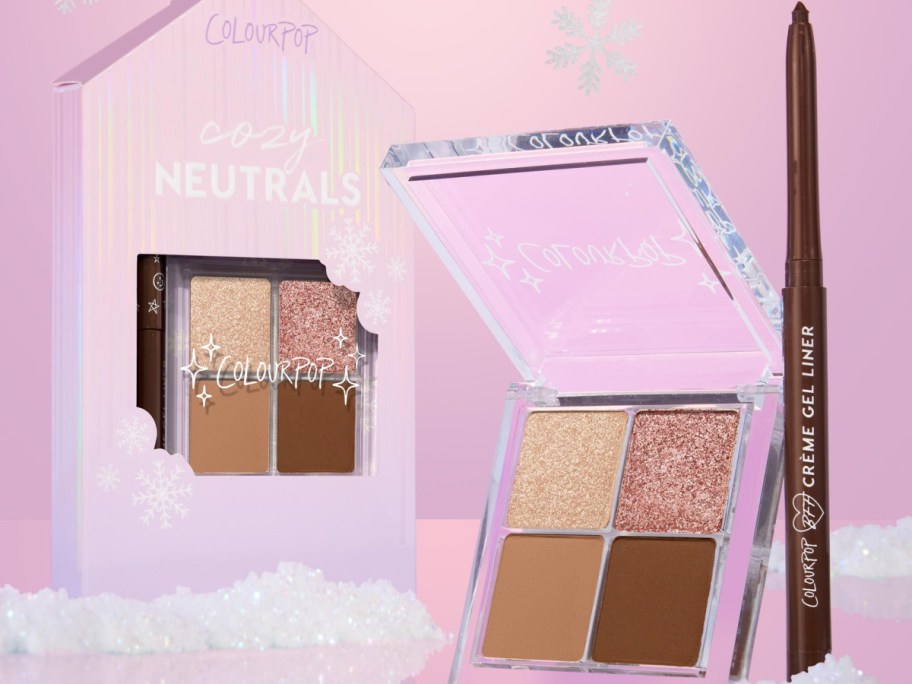 Cozy Neutrals Neutral Eyeshadow Palette & Gel Liner Kit