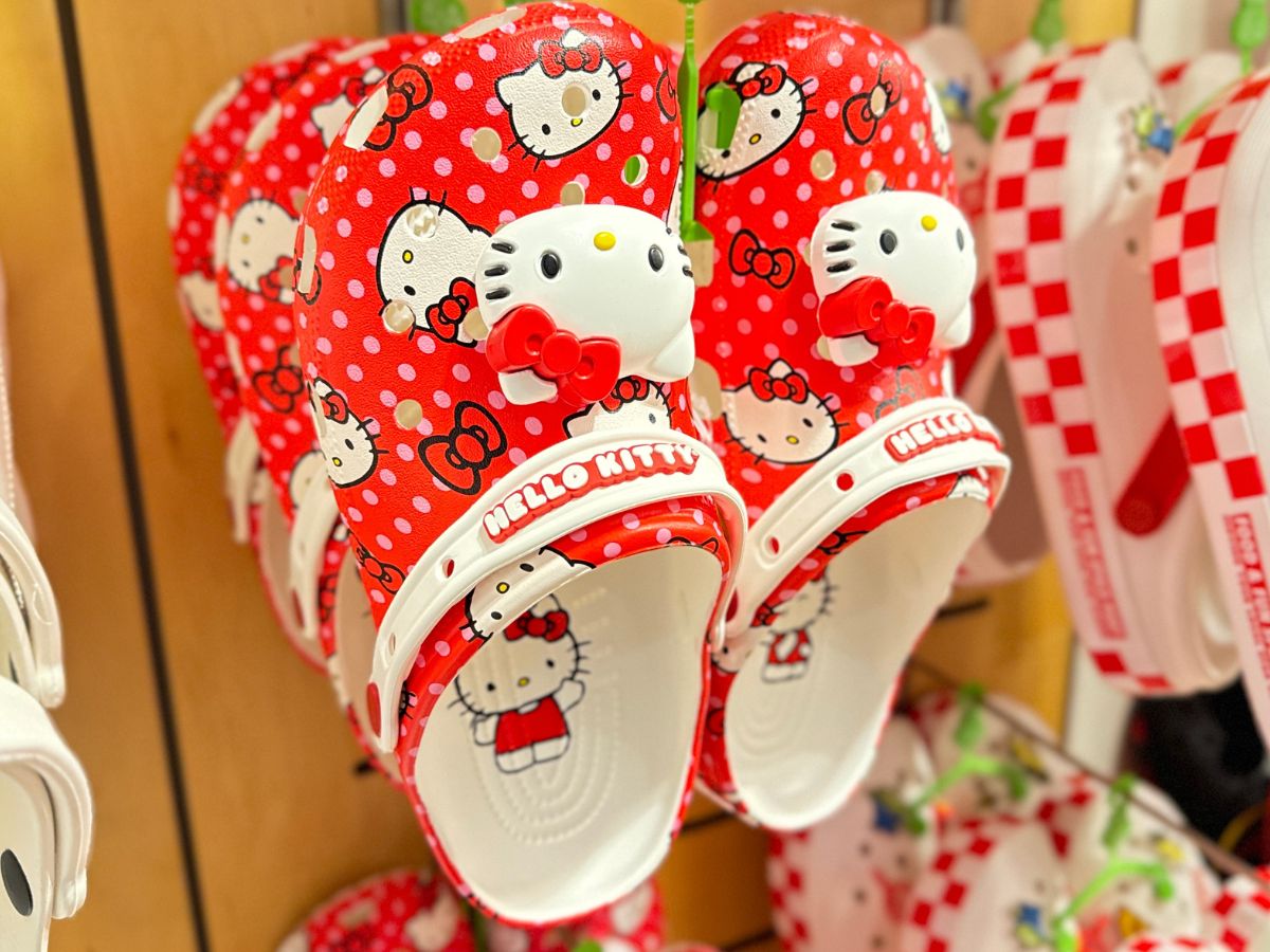 TWO Pairs of Crocs Only $25 Each – Mix & Match Holiday, Hello Kitty, & More Styles!