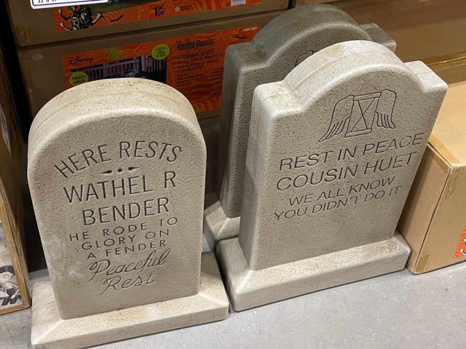 Disney Haunted Mansion Tombstone Blow Molds