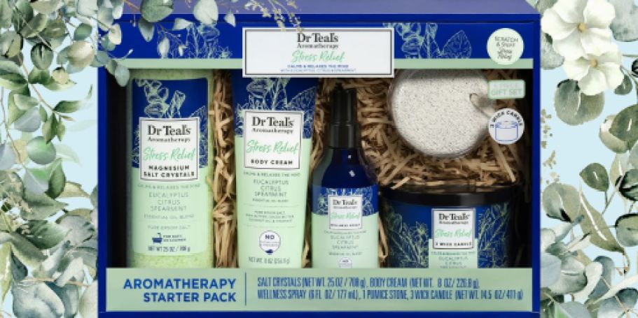 Score 50% Off Dr. Teal’s 5-Piece Gift Sets on Walmart.com