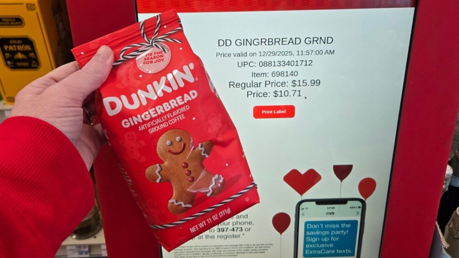 dunkin gingerbread coffee